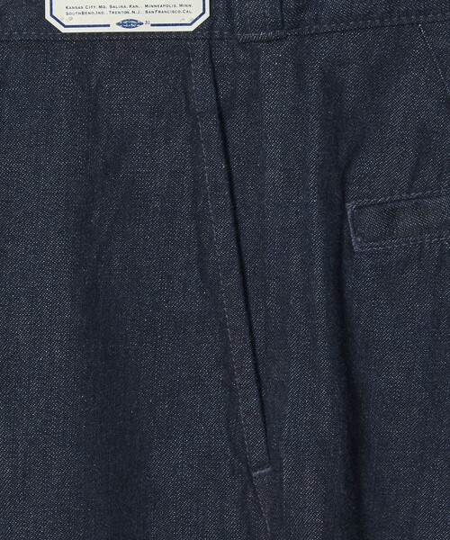 UNITED ARROWS（ユナイテッドアローズ）の「＜Lee x Scye for UNITED ARROWS＞CHETOPA WORK TROUSERS/ワンウォッシュ デニム トラウザーズ（デニムパンツ・メンズ・ネイビー・29inch/33inch/31inch/35inch）」の4枚目の写真