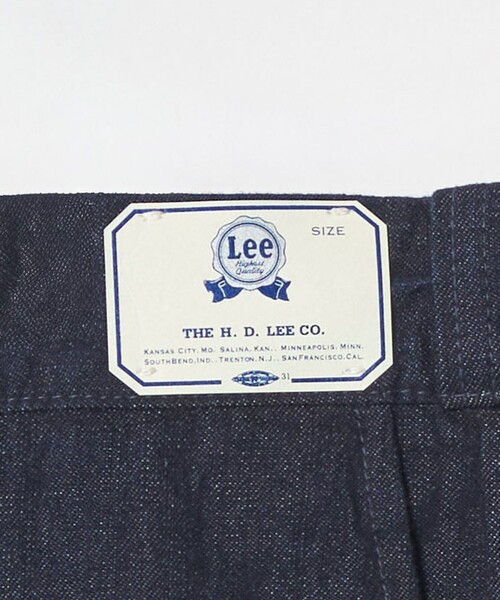 UNITED ARROWS（ユナイテッドアローズ）の「＜Lee x Scye for UNITED ARROWS＞CHETOPA WORK TROUSERS/ワンウォッシュ デニム トラウザーズ（デニムパンツ・メンズ・ネイビー・29inch/33inch/31inch/35inch）」の10枚目の写真