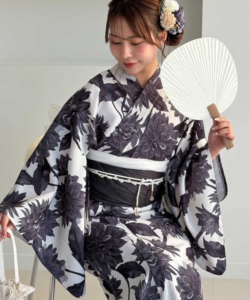 セール】アソート花柄浴衣3点セット（浴衣）｜GeeRA（ジーラ）の