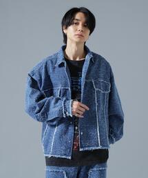 DANKE SCHON（ダンケシェーン）の「DankeSchon/ダンケシェーン/NEEDLEPUNCH DENIM 3rd JACKET（デニムジャケット）」