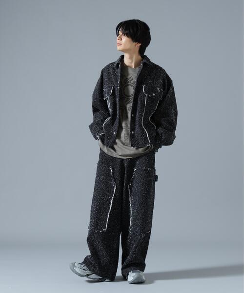 DANKE SCHON(ダンケシェーン)の「DankeSchon/ダンケシェーン/NEEDLEPUNCH DENIM 3rd JACKET(デニムジャケット・レディース・ブルー/ホワイト/ブラック・L/S/M)」の7枚目の写真