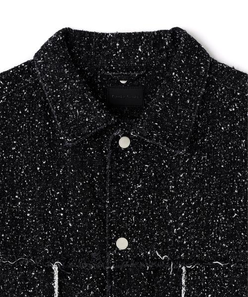 DANKE SCHON(ダンケシェーン)の「DankeSchon/ダンケシェーン/NEEDLEPUNCH DENIM 3rd JACKET(デニムジャケット・レディース・ブルー/ホワイト/ブラック・L/S/M)」の10枚目の写真