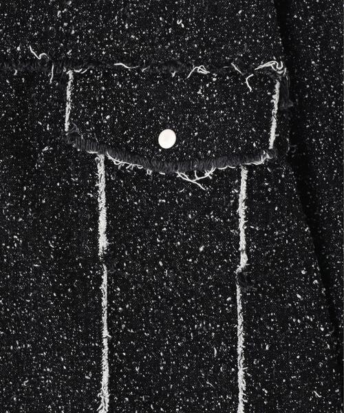 DANKE SCHON(ダンケシェーン)の「DankeSchon/ダンケシェーン/NEEDLEPUNCH DENIM 3rd JACKET(デニムジャケット・レディース・ブルー/ホワイト/ブラック・L/S/M)」の11枚目の写真