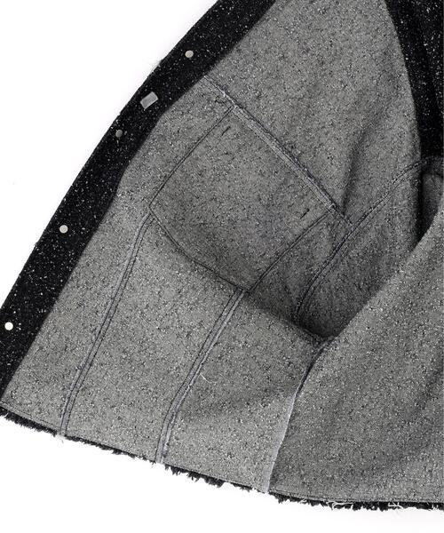 DANKE SCHON(ダンケシェーン)の「DankeSchon/ダンケシェーン/NEEDLEPUNCH DENIM 3rd JACKET(デニムジャケット・レディース・ブルー/ホワイト/ブラック・L/S/M)」の15枚目の写真