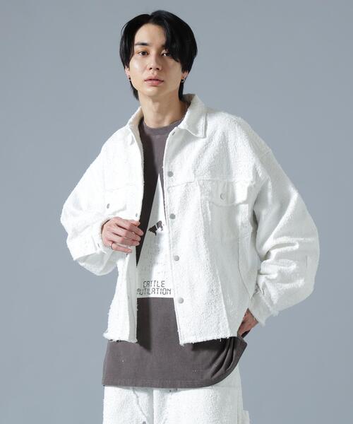 DANKE SCHON(ダンケシェーン)の「DankeSchon/ダンケシェーン/NEEDLEPUNCH DENIM 3rd JACKET(デニムジャケット・レディース・ブルー/ホワイト/ブラック・L/S/M)」の19枚目の写真