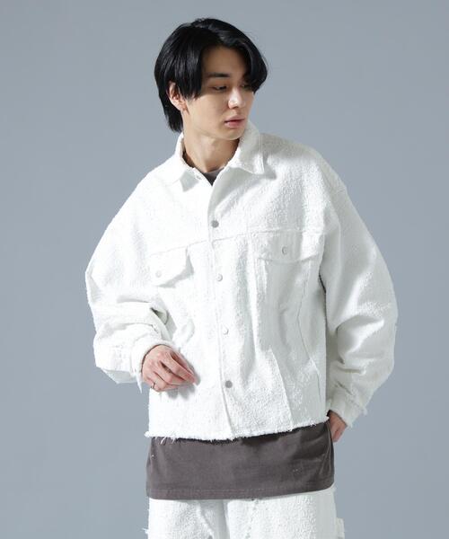 DANKE SCHON(ダンケシェーン)の「DankeSchon/ダンケシェーン/NEEDLEPUNCH DENIM 3rd JACKET(デニムジャケット・レディース・ブルー/ホワイト/ブラック・L/S/M)」の20枚目の写真