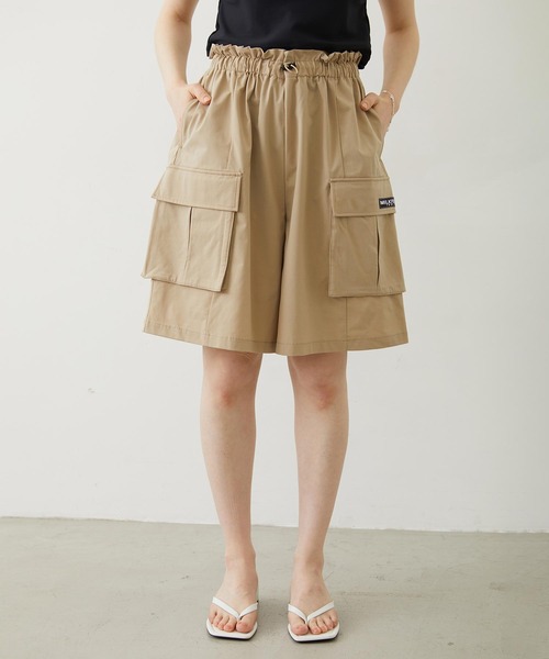 MILKFED.(ミルクフェド)の「CARGO SHORTS(その他パンツ・レディース・ブラック/オリーブ/ベージュ・ONE SIZE)」の3枚目の写真