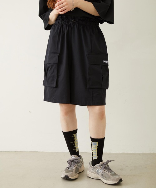 MILKFED.(ミルクフェド)の「CARGO SHORTS(その他パンツ・レディース・ブラック/オリーブ/ベージュ・ONE SIZE)」の2枚目の写真