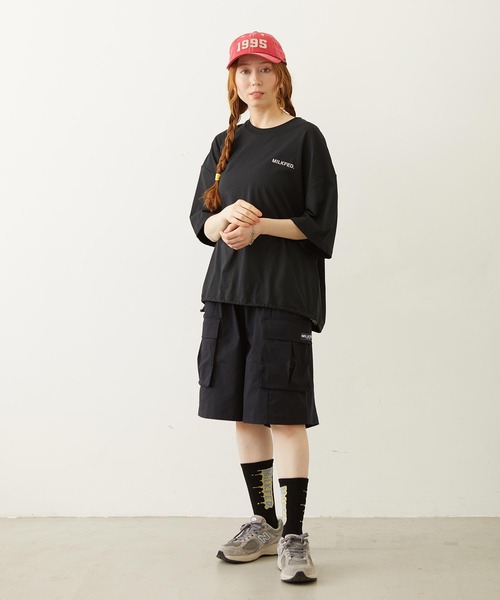 MILKFED.(ミルクフェド)の「CARGO SHORTS(その他パンツ・レディース・ブラック/オリーブ/ベージュ・ONE SIZE)」の4枚目の写真