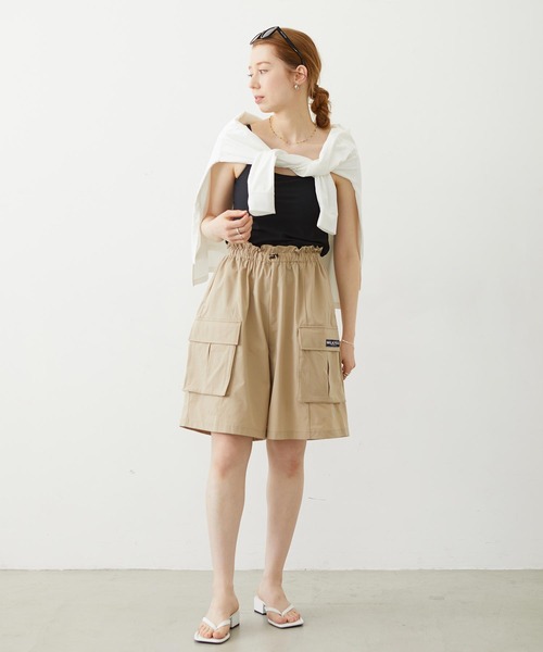 MILKFED.(ミルクフェド)の「CARGO SHORTS(その他パンツ・レディース・ブラック/オリーブ/ベージュ・ONE SIZE)」の14枚目の写真