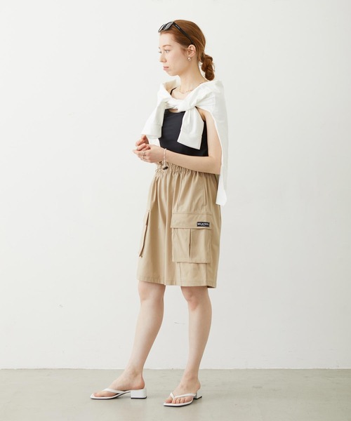 MILKFED.(ミルクフェド)の「CARGO SHORTS(その他パンツ・レディース・ブラック/オリーブ/ベージュ・ONE SIZE)」の17枚目の写真