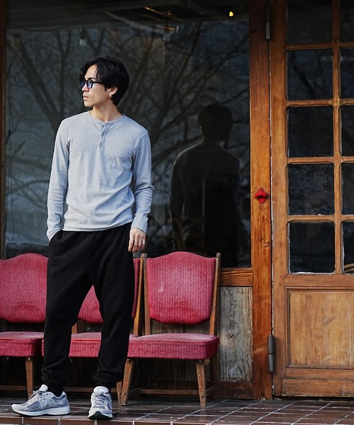  (Never) Acquiesce（ネバーアクイース）の「スパンテレコヘンリーネックロンT（Tシャツ/カットソー・メンズ・グレー/ブラック/ホワイト/ホワイト系その他/グレー系その他・MEDIUM/X-LARGE/LARGE）」の14枚目の写真
