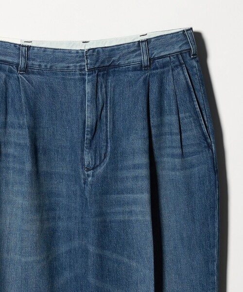 FARAH（ファーラー）の「＜FARAH＞ 2タック ワイド デニム スラックス（デニムパンツ・メンズ・ブラック/コバルトブルー・32inch/30inch/34inch）」の4枚目の写真