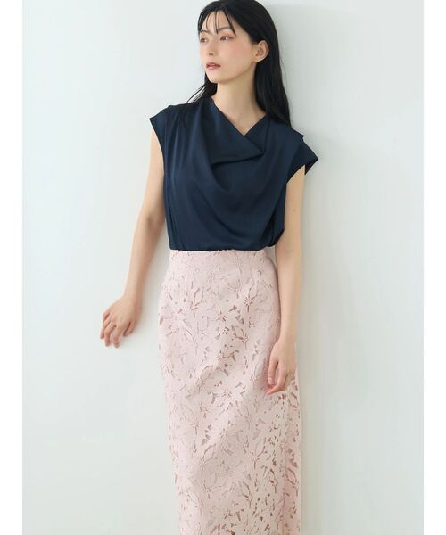 TONAL(トーナル)の「ケミカルレースタイトスカート(スカート・レディース・ピンク/オフホワイト/ライトブルー・MEDIUM/SMALL)」の16枚目の写真