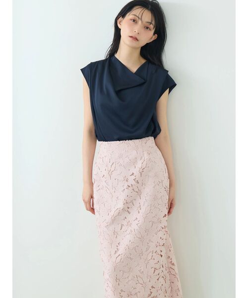 TONAL(トーナル)の「ケミカルレースタイトスカート(スカート・レディース・ピンク/オフホワイト/ライトブルー・MEDIUM/SMALL)」の17枚目の写真