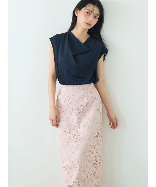 TONAL（トーナル）の「ケミカルレースタイトスカート（スカート）」 - WEAR