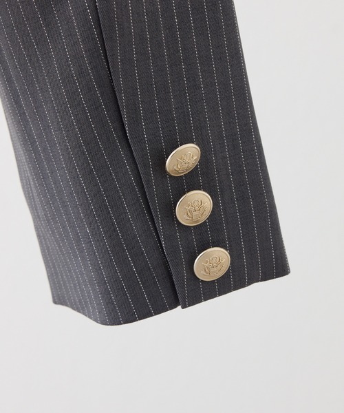 one after another NICE CLAUP(ワンアフターアナザーナイスクラップ)の「【セットアップ可能】リボンジャケット(テーラードジャケット・レディース・チャコールグレー/ブラック/ネイビー・FREE)」の13枚目の写真