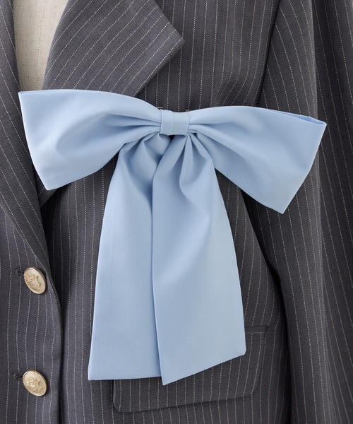 one after another NICE CLAUP(ワンアフターアナザーナイスクラップ)の「【セットアップ可能】リボンジャケット(テーラードジャケット・レディース・チャコールグレー/ブラック/ネイビー・FREE)」の8枚目の写真