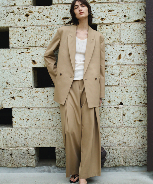 plage（プラージュ）の「R’IAM WOOSTED パンツ（その他パンツ・レディース・ベージュ・38/36/34）」の2枚目の写真