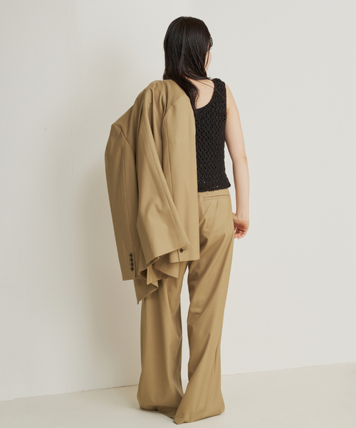 plage（プラージュ）の「R’IAM WOOSTED パンツ（その他パンツ・レディース・ベージュ・38/36/34）」の15枚目の写真