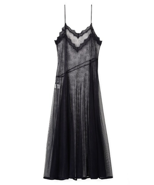 ETRE TOKYO（エトレトウキョウ）の「シアーレイヤードキャミワンピース（ワンピース・レディース・ネイビー/オフホワイト・S/M）」の15枚目の写真