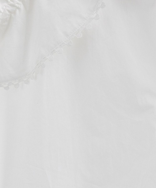 RAGEBLUE(レイジブルー)の「2WAYコットンフリルチュニック(シャツ/ブラウス・レディース・ブラック/ホワイト・FREE)」の20枚目の写真