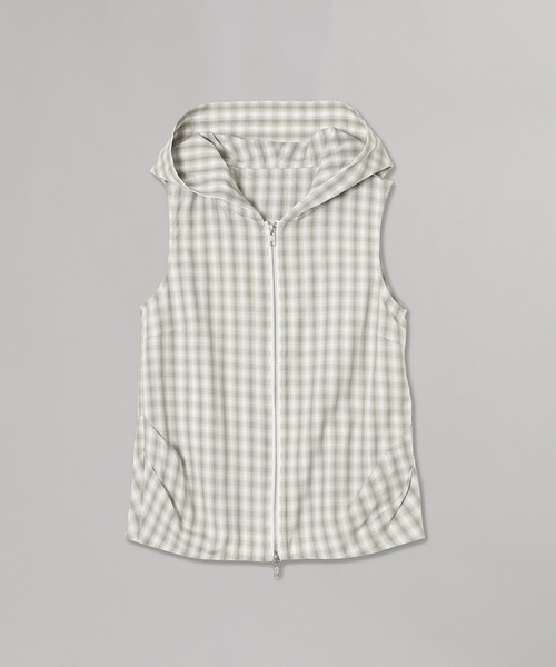 forget-me-nots(フォーゲットミーノッツ)の「FULL ZIP HOODED VEST FMN-26SS-VE-001(その他アウター・レディース・ベージュ/オリーブ・FREE)」の11枚目の写真