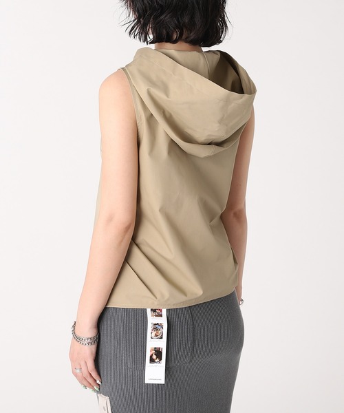 forget-me-nots(フォーゲットミーノッツ)の「FULL ZIP HOODED VEST FMN-26SS-VE-001(その他アウター・レディース・ベージュ/オリーブ・FREE)」の8枚目の写真