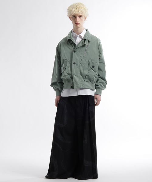 HARE（ハレ）の「コンパクトミリタリーブルゾン(HARE)（ブルゾン・メンズ・ブラック/グレー・FREE）」の12枚目の写真