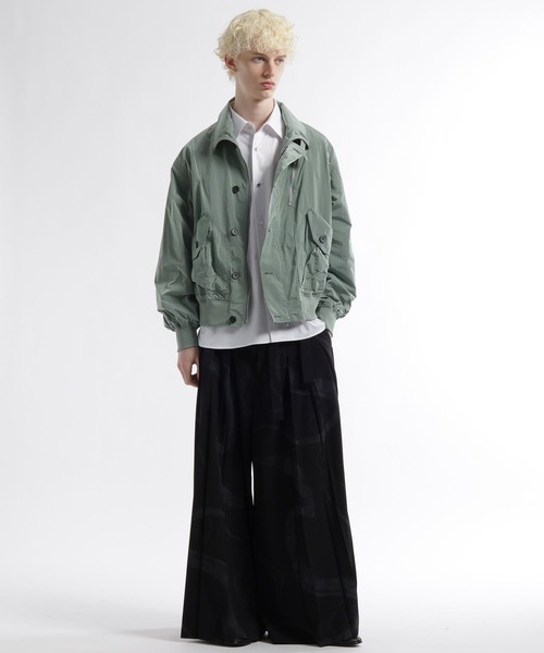 HARE（ハレ）の「コンパクトミリタリーブルゾン(HARE)（ブルゾン・メンズ・ブラック/グレー・FREE）」の15枚目の写真