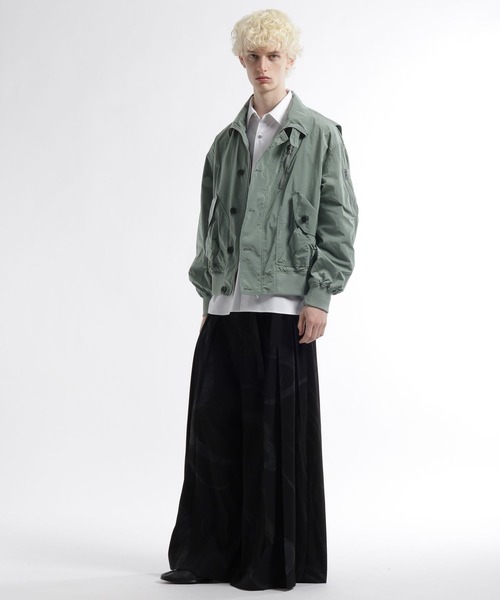 HARE（ハレ）の「コンパクトミリタリーブルゾン(HARE)（ブルゾン・メンズ・ブラック/グレー・FREE）」の16枚目の写真