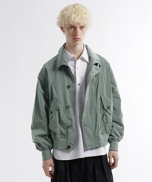 HARE（ハレ）の「コンパクトミリタリーブルゾン(HARE)（ブルゾン・メンズ・ブラック/グレー・FREE）」の18枚目の写真