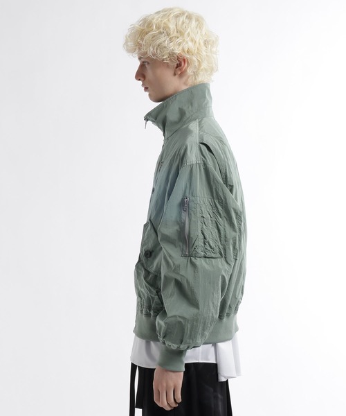 HARE（ハレ）の「コンパクトミリタリーブルゾン(HARE)（ブルゾン・メンズ・ブラック/グレー・FREE）」の19枚目の写真