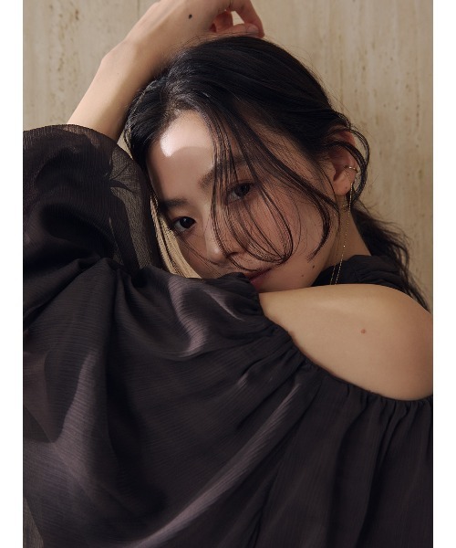 anuans（アニュアンス）の「【ZOZO限定カラー】シフォンボリュームブラウス（シャツ/ブラウス・レディース・ホワイト系その他/ブラウン/ライトベージュ/セージグリーン・FREE）」の12枚目の写真