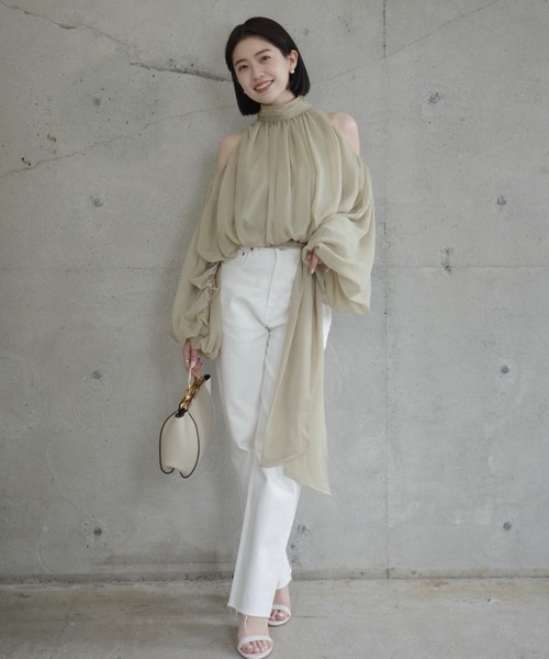 ZOZO限定カラー】シフォンボリュームブラウス(シャツ/ブラウス ZOZO限定カラー】シフォンボリュームブラウス(シャツ/ブラウス
