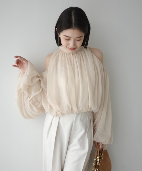 ZOZO限定カラー】シフォンボリュームブラウス（シャツ/ブラウス