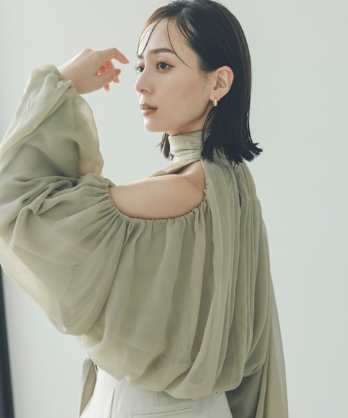 ZOZO限定カラー】シフォンボリュームブラウス（シャツ/ブラウス