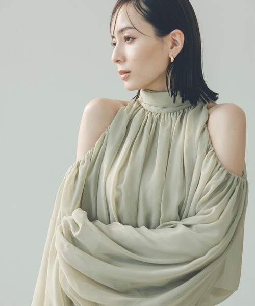 ZOZO限定カラー】シフォンボリュームブラウス（シャツ/ブラウス