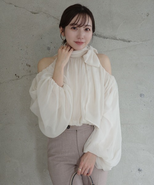 ZOZO限定カラー】シフォンボリュームブラウス（シャツ/ブラウス