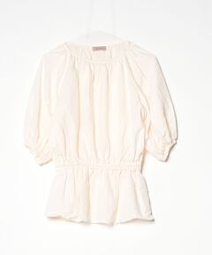 セール】Bell sleeve ribbon bare top ensemble（アンサンブル）｜M me