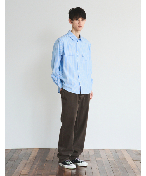 LORES(ロアス)の「Double Pocket Shirts - Blue(シャツ/ブラウス・レディース・その他・SMALL/MEDIUM/LARGE)」の4枚目の写真
