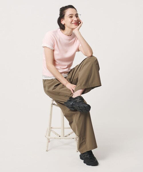 BEAUTY&YOUTH UNITED ARROWS(ビューティーアンドユースユナイテッドアローズ)の「オーガニックコットン Tシャツ(Tシャツ/カットソー・レディース・ホワイト/ピンク/ダークグレー/ダークブラウン・FREE)」の11枚目の写真