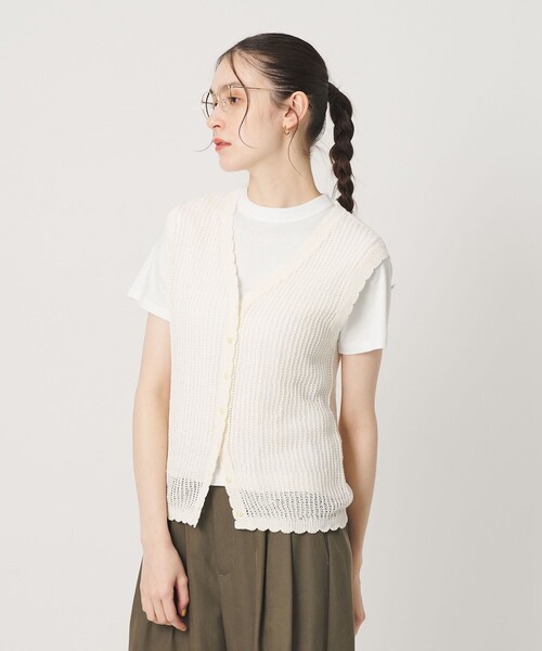 BEAUTY&YOUTH UNITED ARROWS(ビューティーアンドユースユナイテッドアローズ)の「オーガニックコットン Tシャツ(Tシャツ/カットソー・レディース・ホワイト/ピンク/ダークグレー/ダークブラウン・FREE)」の12枚目の写真
