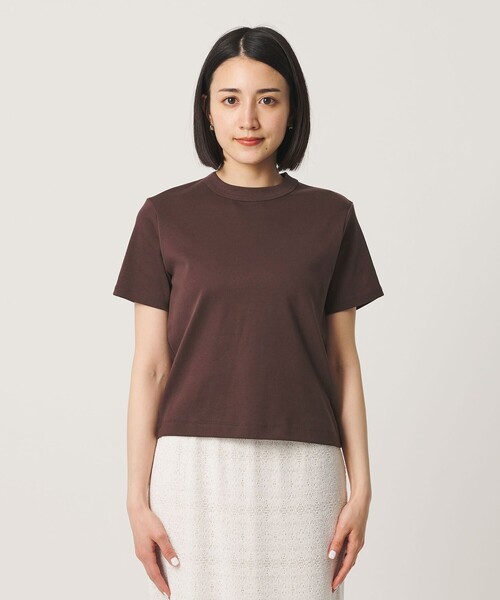 BEAUTY&YOUTH UNITED ARROWS(ビューティーアンドユースユナイテッドアローズ)の「オーガニックコットン Tシャツ(Tシャツ/カットソー・レディース・ホワイト/ピンク/ダークグレー/ダークブラウン・FREE)」の19枚目の写真