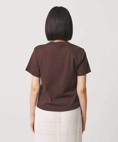 BEAUTY&YOUTH UNITED ARROWS(ビューティーアンドユースユナイテッドアローズ)の「オーガニックコットン Tシャツ(Tシャツ/カットソー・レディース・ホワイト/ピンク/ダークグレー/ダークブラウン/ワイン・FREE)」の18枚目の写真