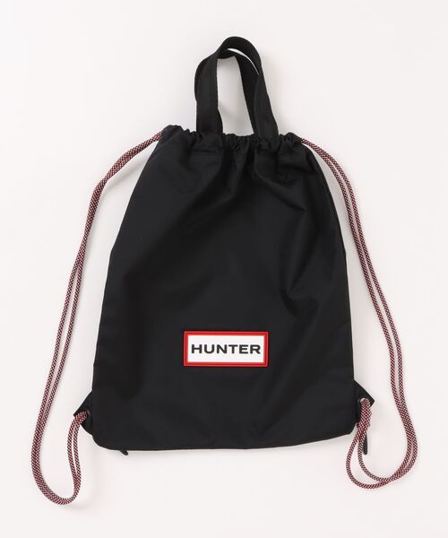 HUNTER(ハンター)の「【HUNTER】ハンター トラベル ドローストリング バックパック トート UBP3931NRS(バックパック/リュック・レディース・ブラック系その他/フューシャピンク/オレンジ系その他/ホワイト×グリーン/ホワイト・ONE SIZE)」の3枚目の写真