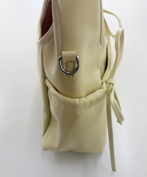 frunco(フランコ)の「韓国風/2WAY/【ZOZOTOWN限定】リボン ミニショルダーバッグ(ショルダーバッグ・レディース・アイボリー/ピンク/レッド/イエロー/ブラック・FREE)」の9枚目の写真
