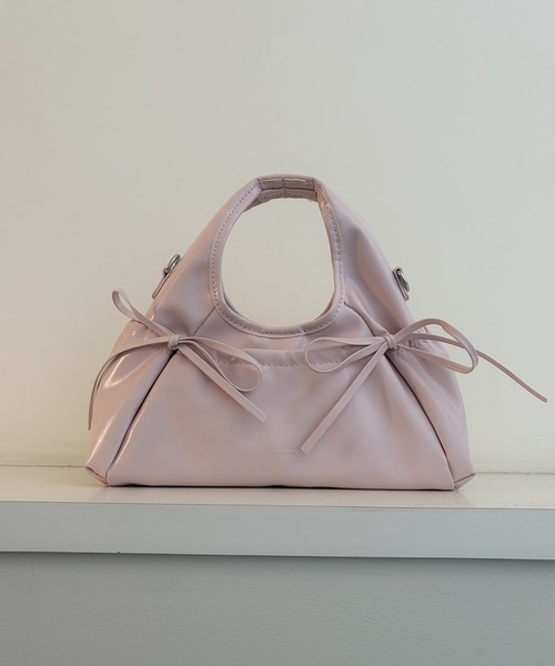 frunco(フランコ)の「韓国風/2WAY/【ZOZOTOWN限定】リボン ミニショルダーバッグ(ショルダーバッグ・レディース・アイボリー/ピンク/レッド/イエロー/ブラック・FREE)」の19枚目の写真