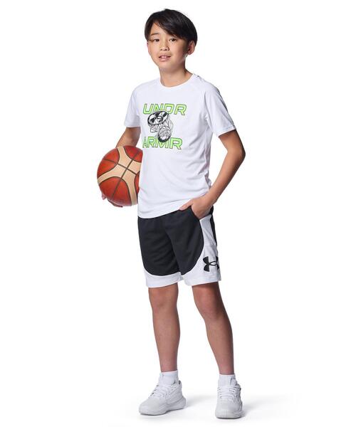 UNDER ARMOUR(アンダーアーマー)の「UAネクストジェン カラー ショーツ(バスケットボール/キッズ)(その他パンツ・キッズ・ブラック・150cm/130cm/160cm/140cm)」の4枚目の写真