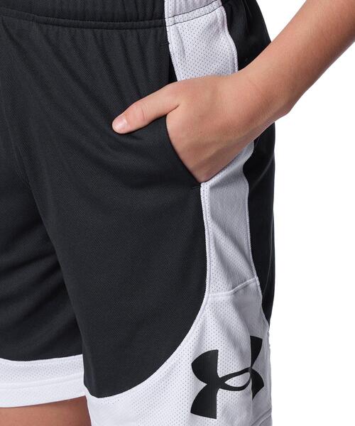 UNDER ARMOUR(アンダーアーマー)の「UAネクストジェン カラー ショーツ(バスケットボール/キッズ)(その他パンツ・キッズ・ブラック・150cm/130cm/160cm/140cm)」の3枚目の写真